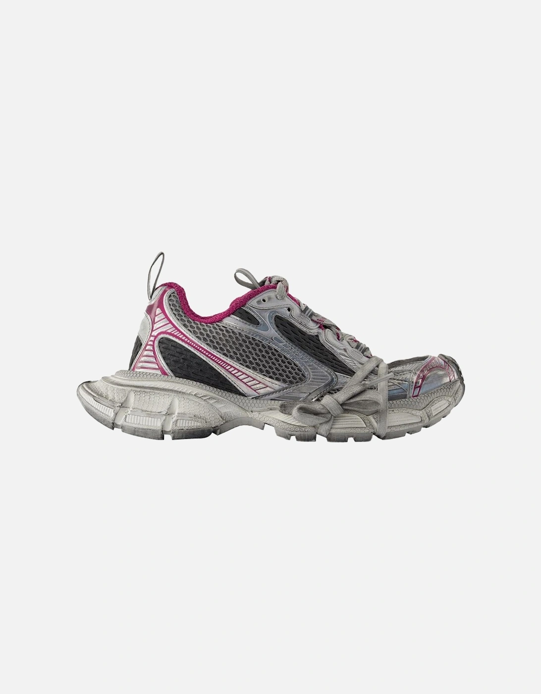 Luxurious Synthetic Sneakers with Round Toe and Lace-Up Closure, 4 of 3