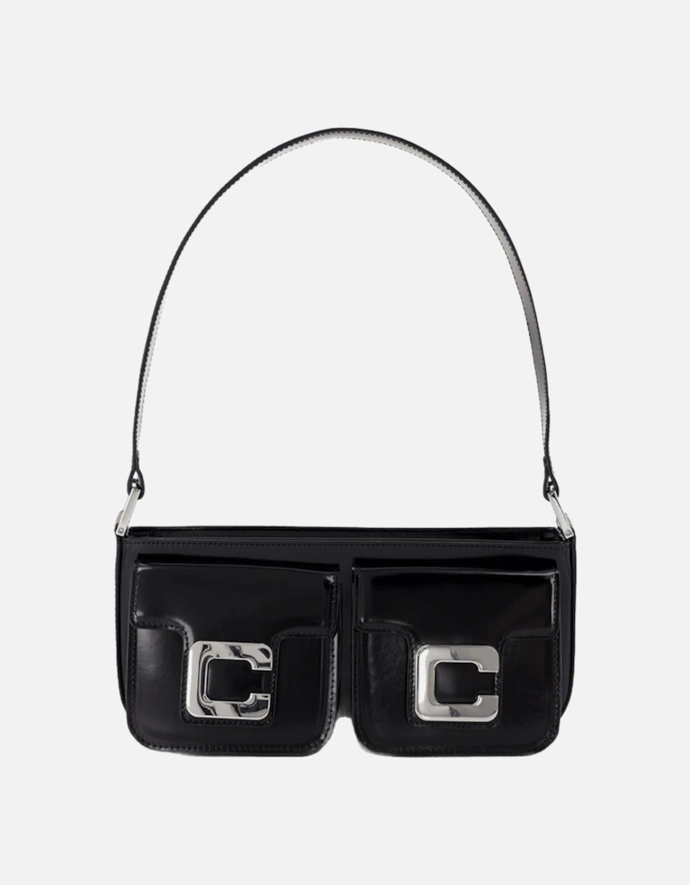 Patent Leather Mimi Shoulder Bag with Magnetic Closure