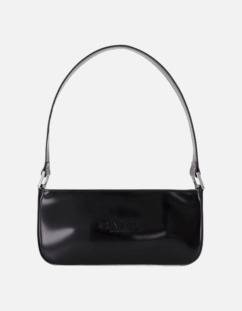 Patent Leather Mimi Shoulder Bag with Magnetic Closure