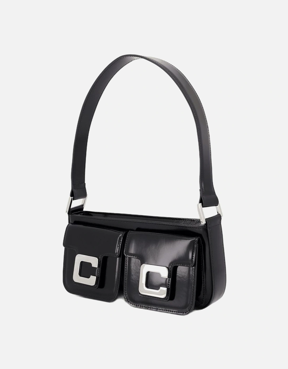 Patent Leather Mimi Shoulder Bag with Magnetic Closure