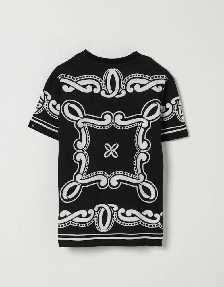 Baroque Print Short Sleeve Tee