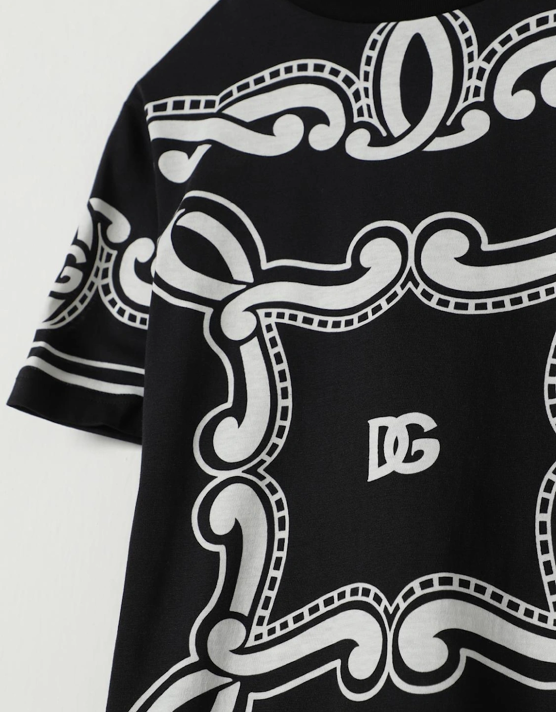 Baroque Print Short Sleeve Tee