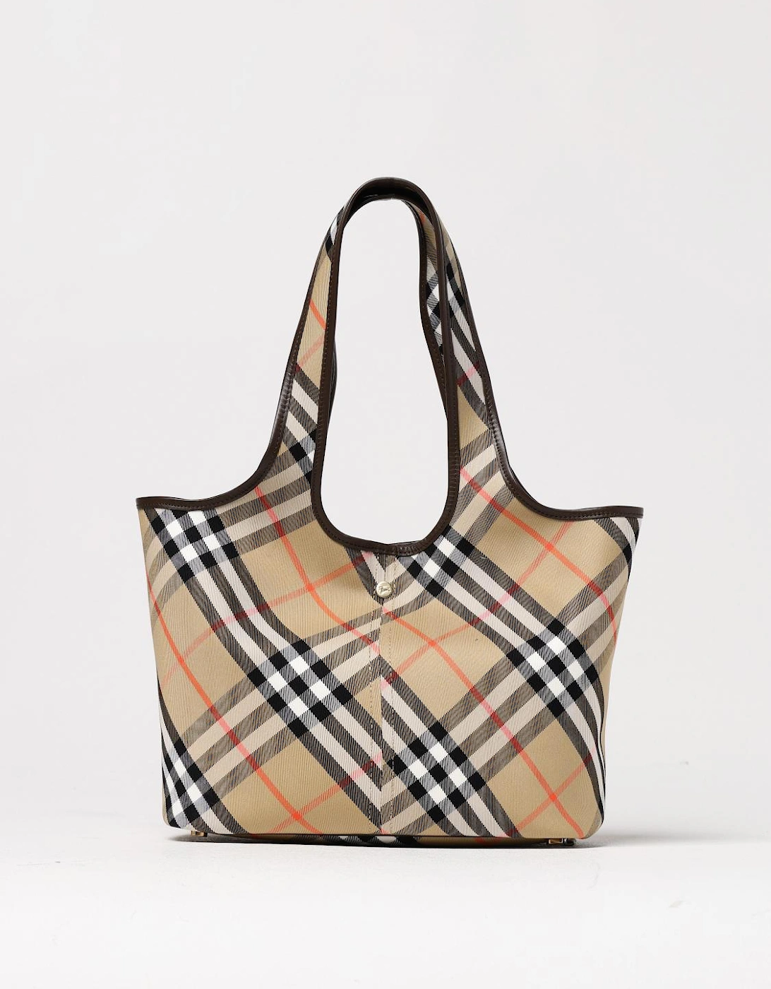 Check Print Tote Shoulder Bag, 6 of 5