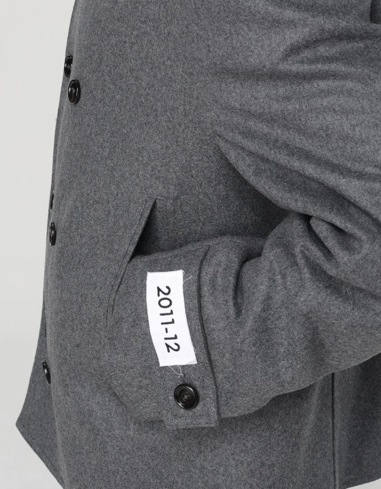 Cropped DoubleBreasted Peacoat