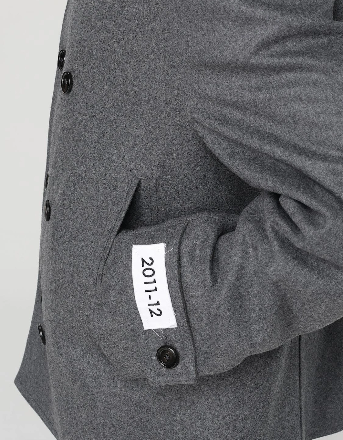 Cropped DoubleBreasted Peacoat