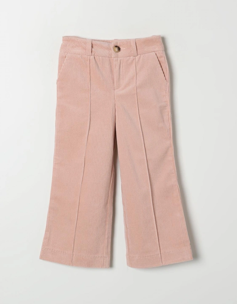 Kids Corduroy Wide Leg Pants