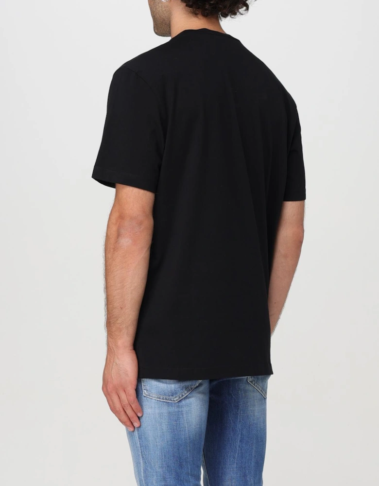 Bear Print Short Sleeve Crew Neck Tee