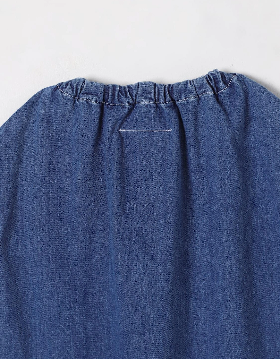 Denim Sleeveless Patch Pocket Dress
