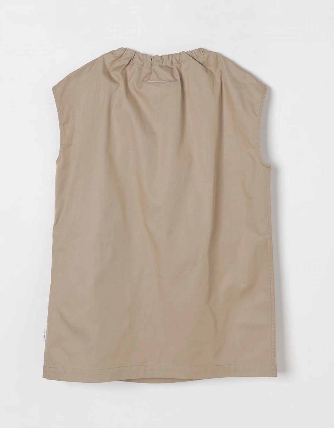 Sleeveless Cotton Mini Dress with Pockets