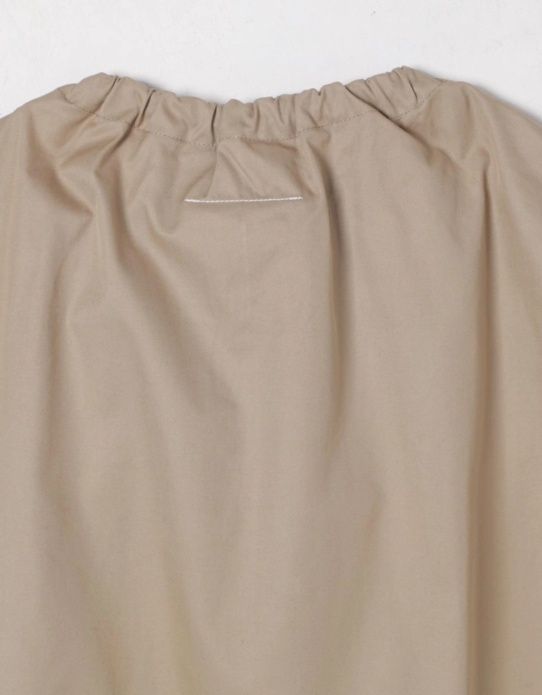 Sleeveless Cotton Mini Dress with Pockets