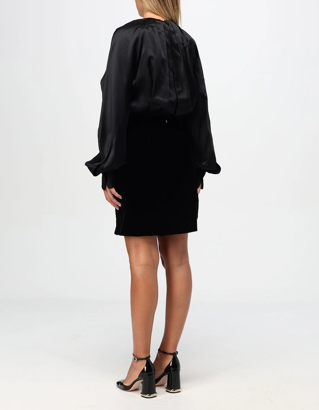 Pianoforte Velvet Cocktail Dress