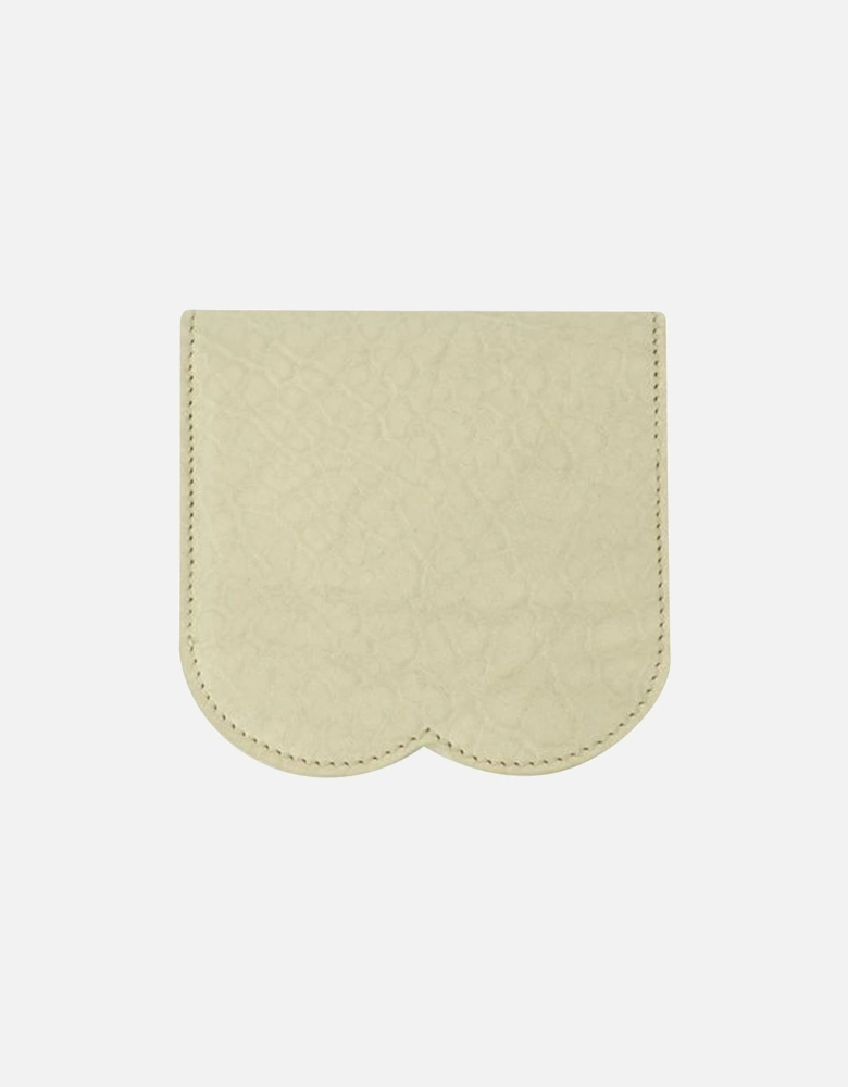 Scalloped Edge Leather Card Holder