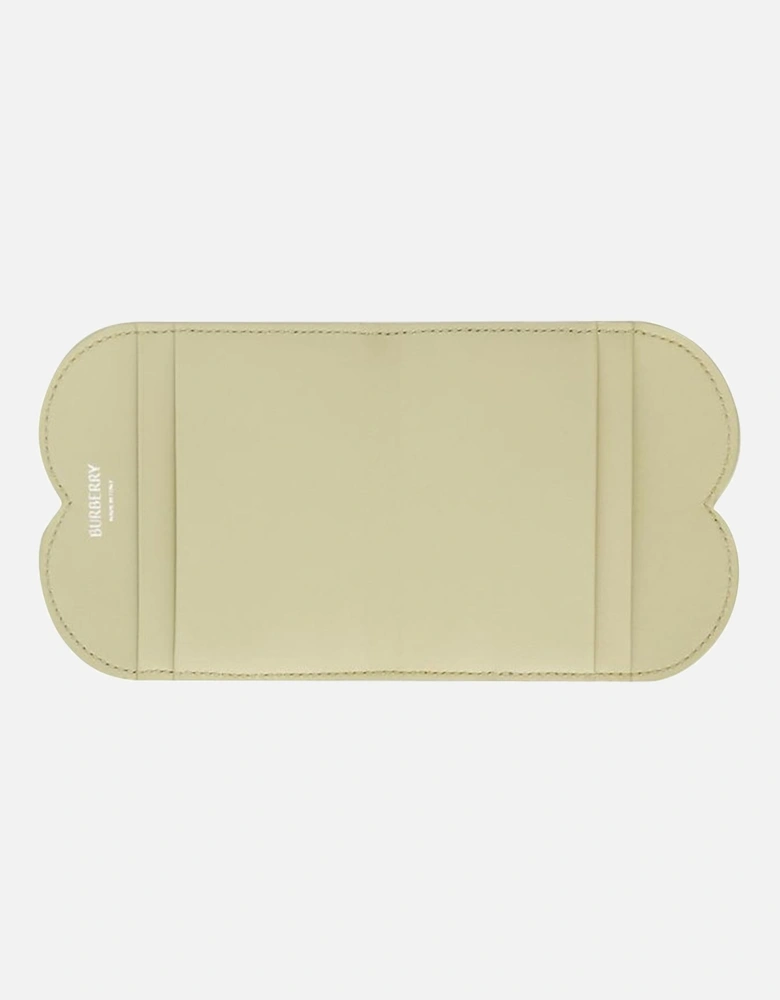 Scalloped Edge Leather Card Holder