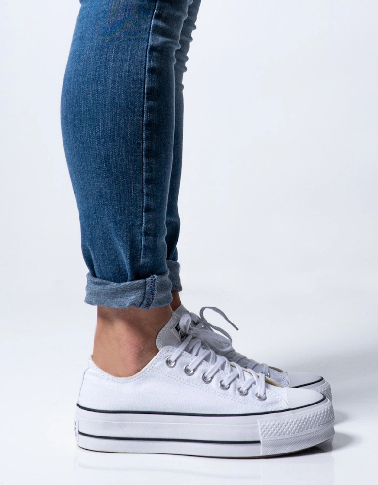 Plain Lace-Up Rubber Sole Sneakers