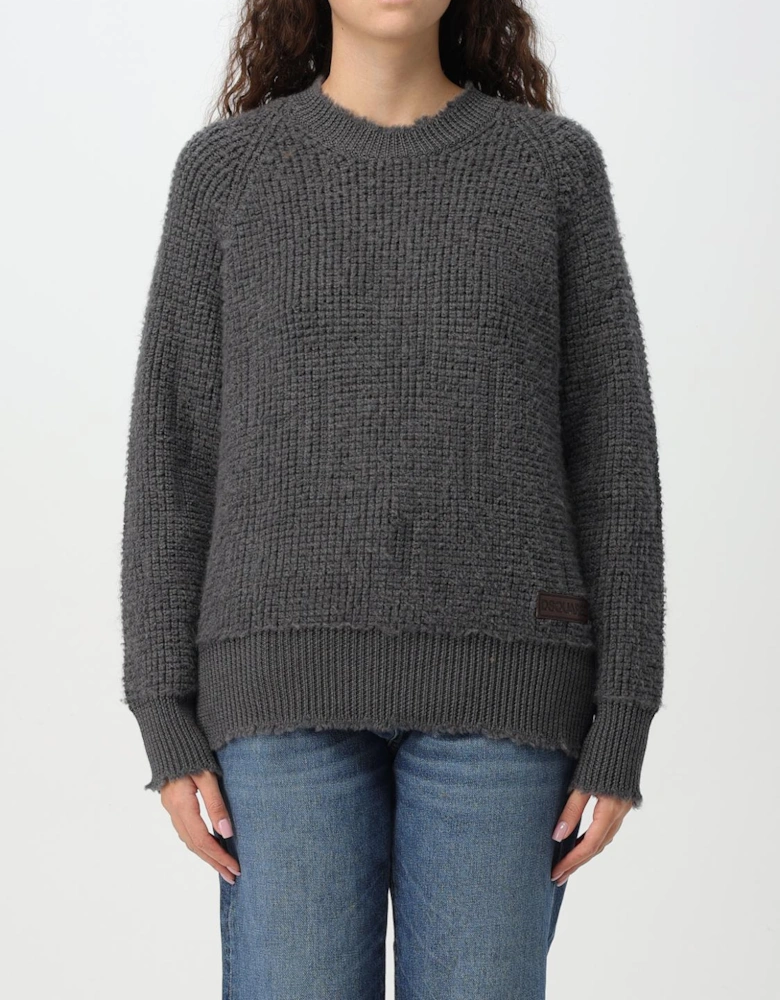 Knit Wool Sweater RawEdge Detail