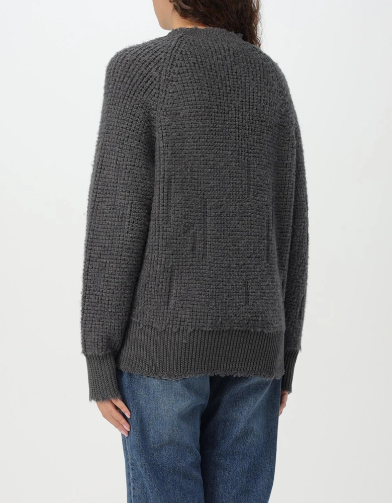 Knit Wool Sweater RawEdge Detail
