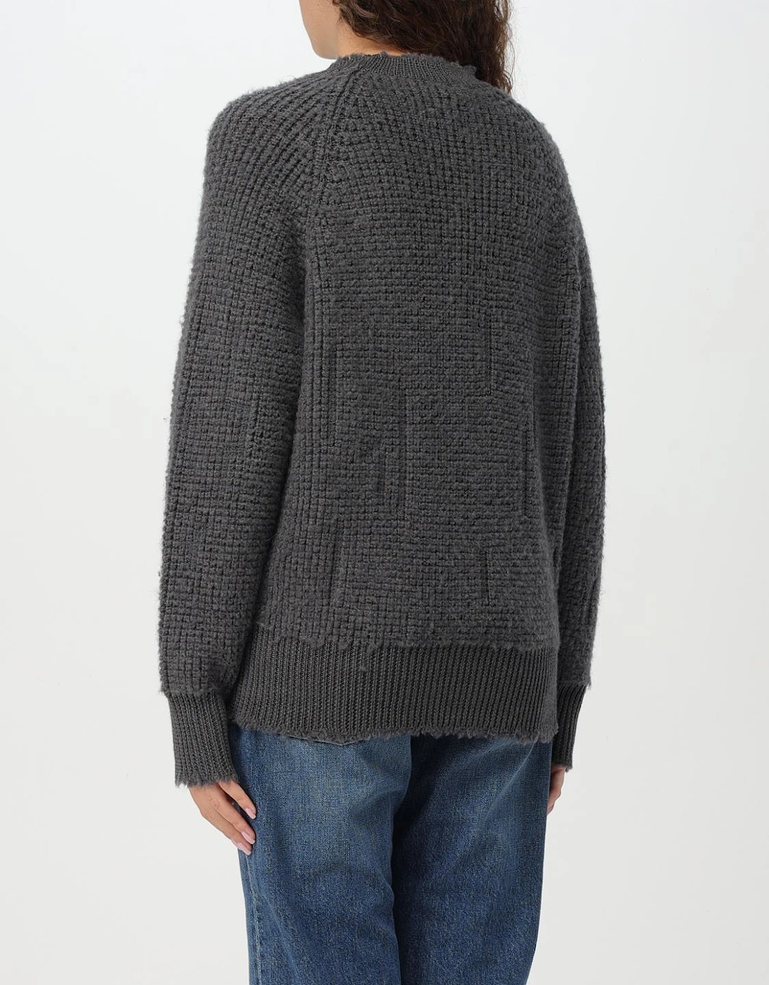 Knit Wool Sweater RawEdge Detail