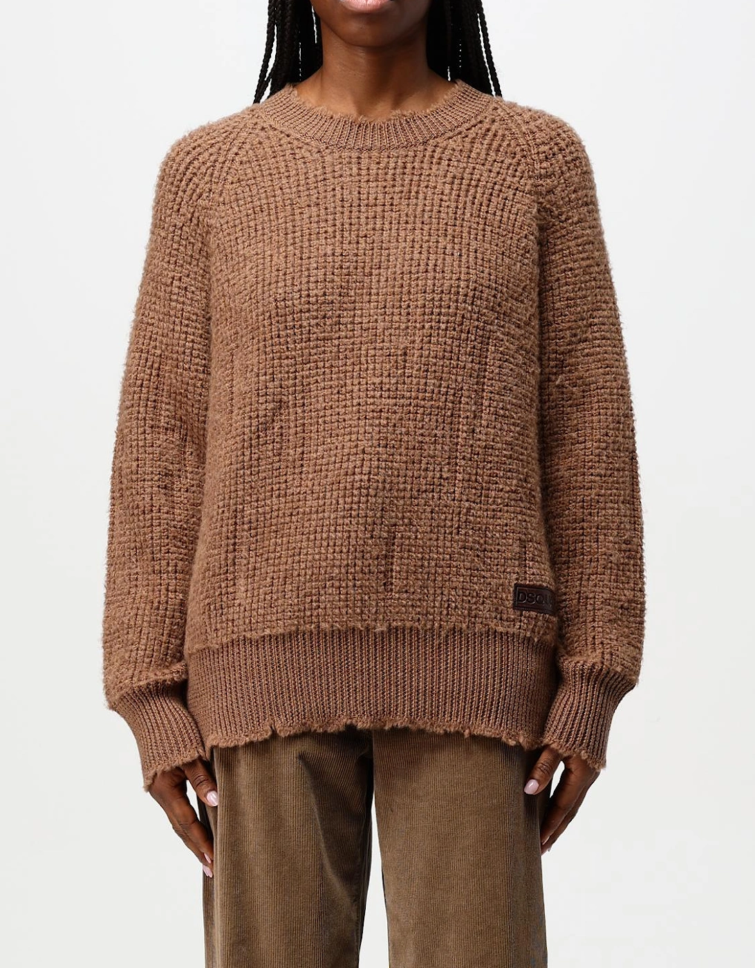 Knit Wool Sweater RawEdge Detail