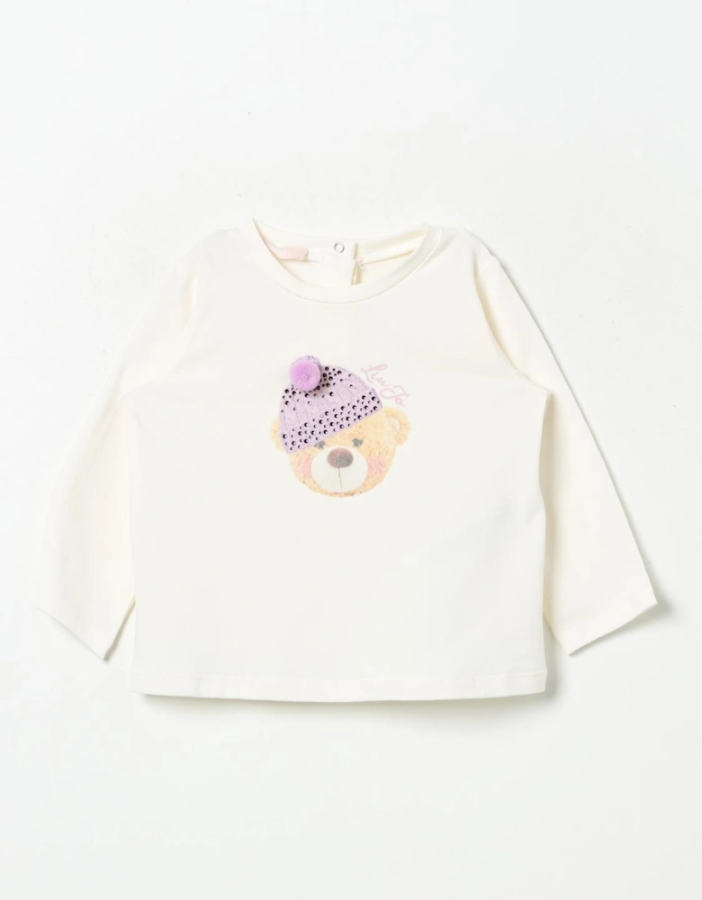 Girls Bear Sweater Long Sleeve