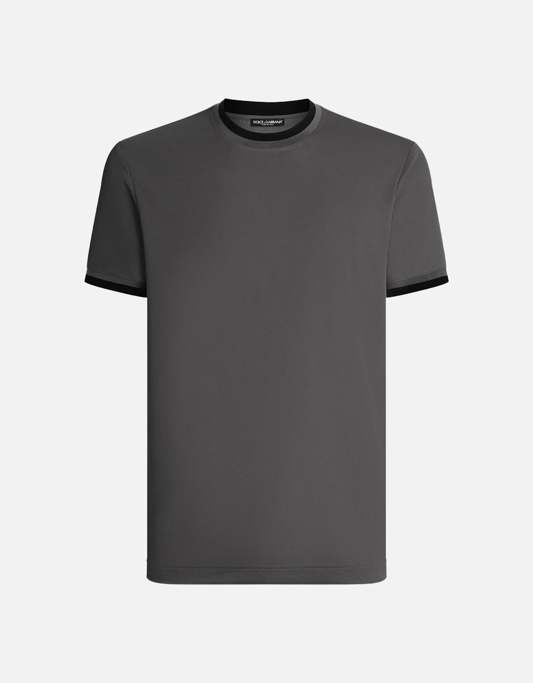 Contrast Trim T-shirt Grey, 6 of 5
