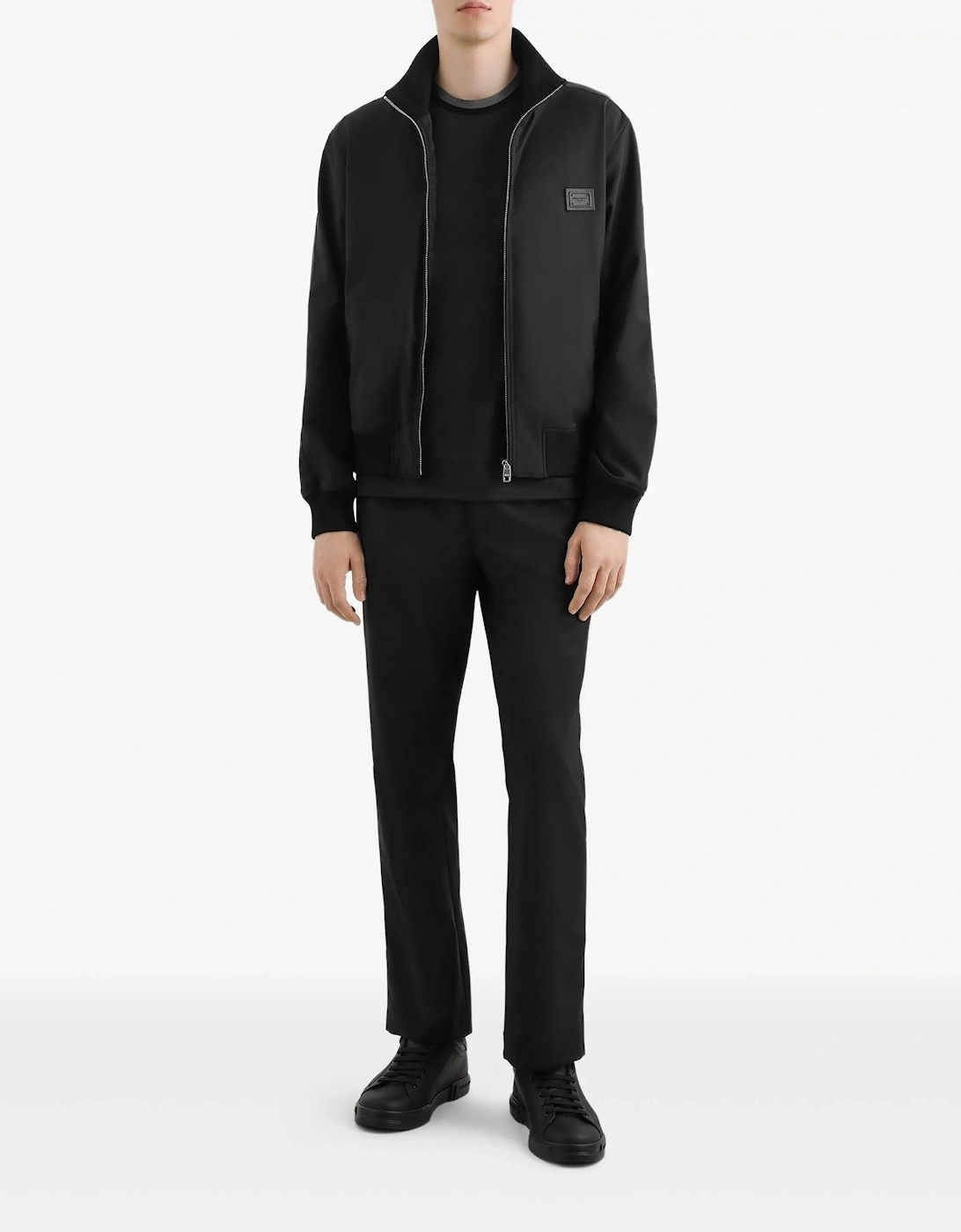 Plaque Harrington Jacket Black
