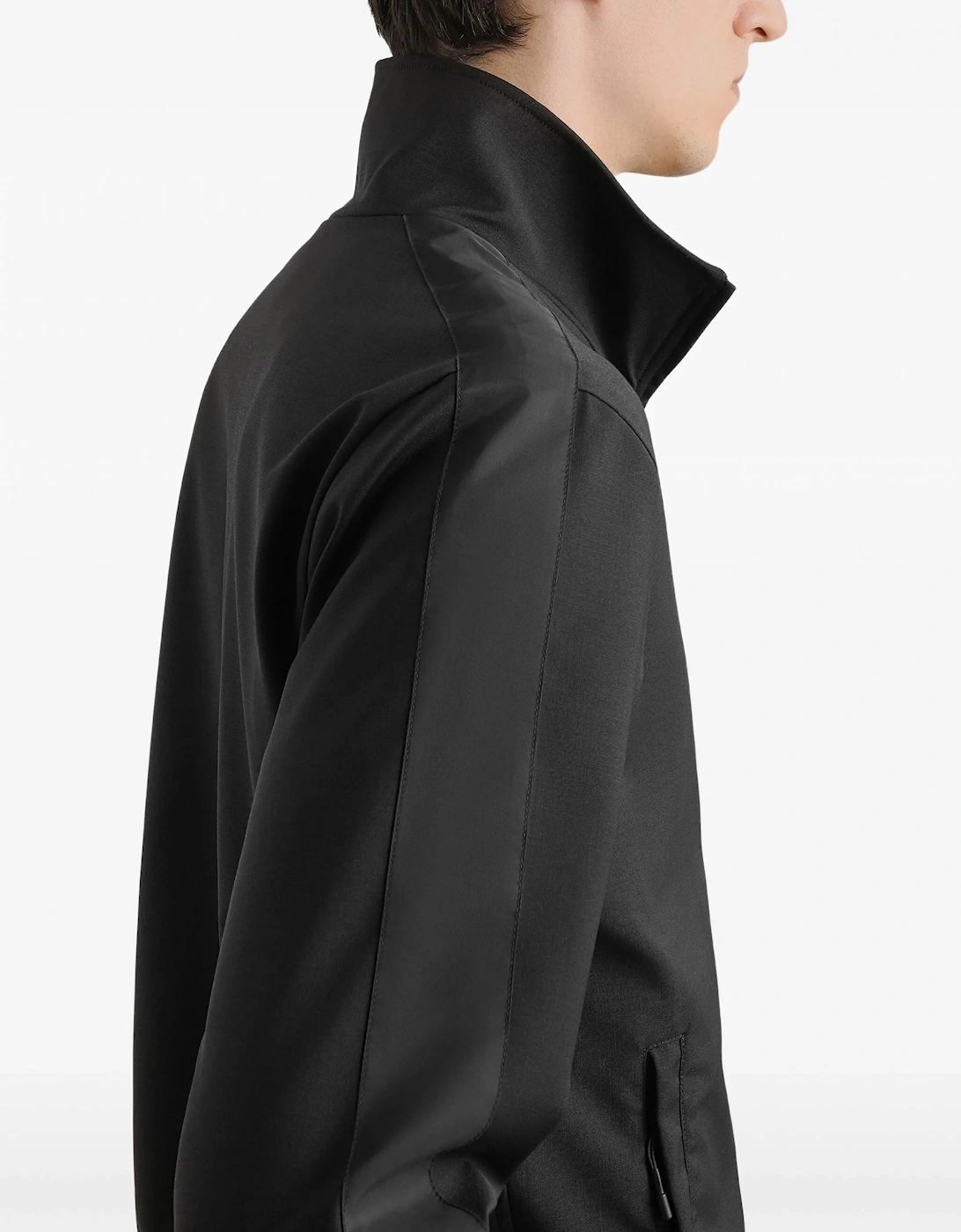 Plaque Harrington Jacket Black