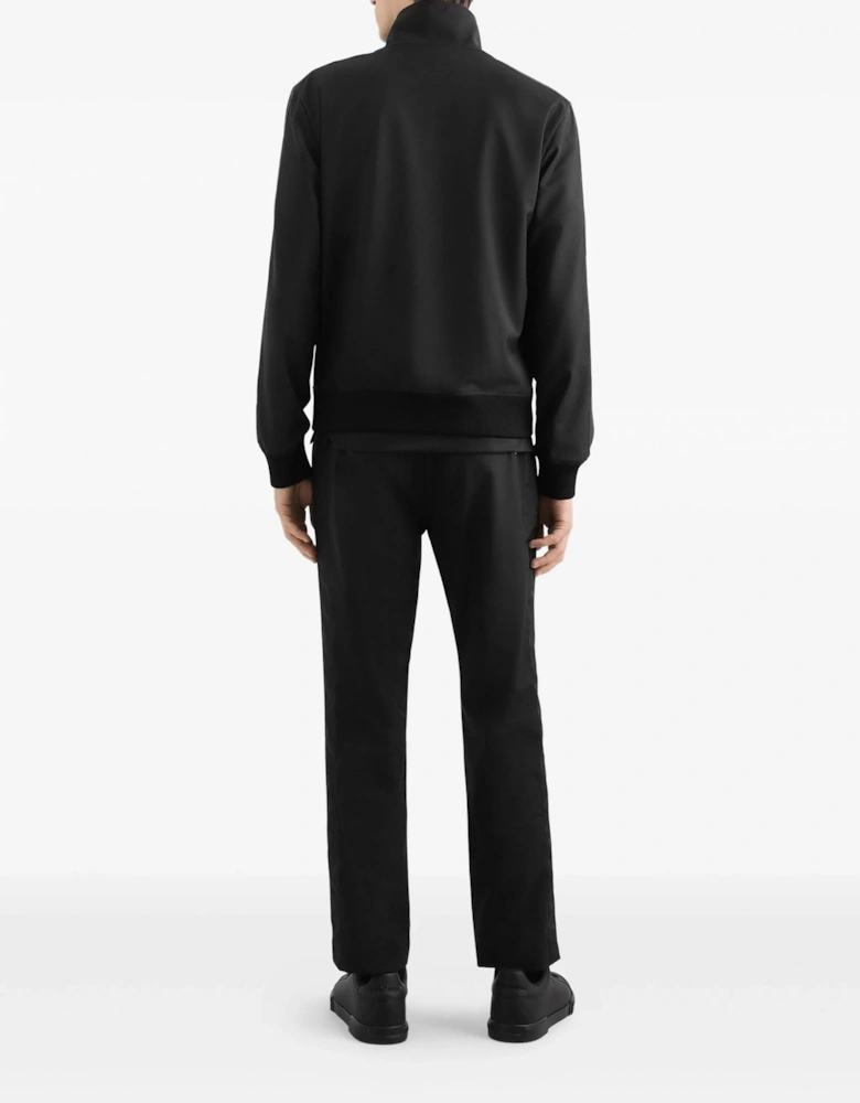Contrast Trim T-shirt Black