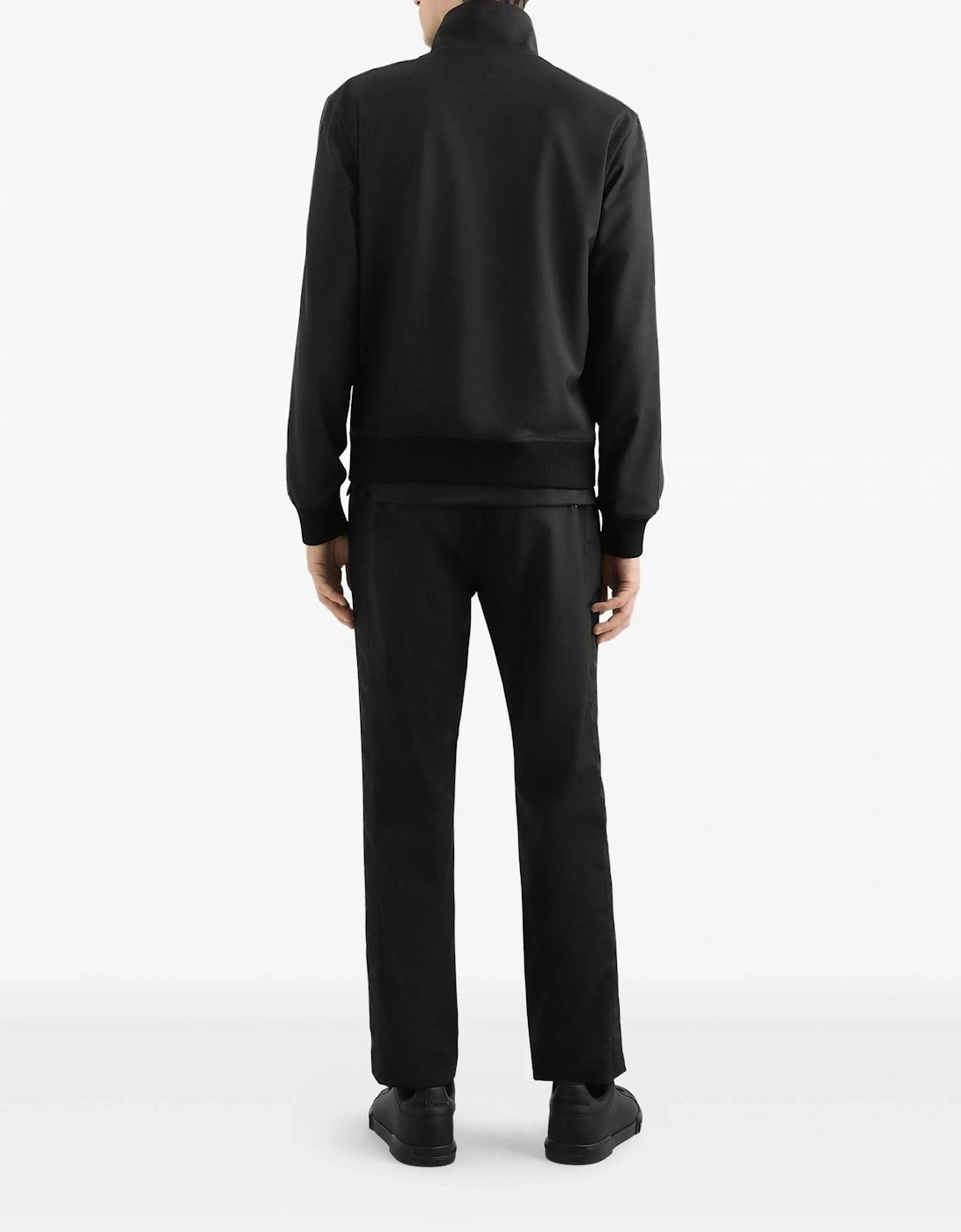 Contrast Trim T-shirt Black