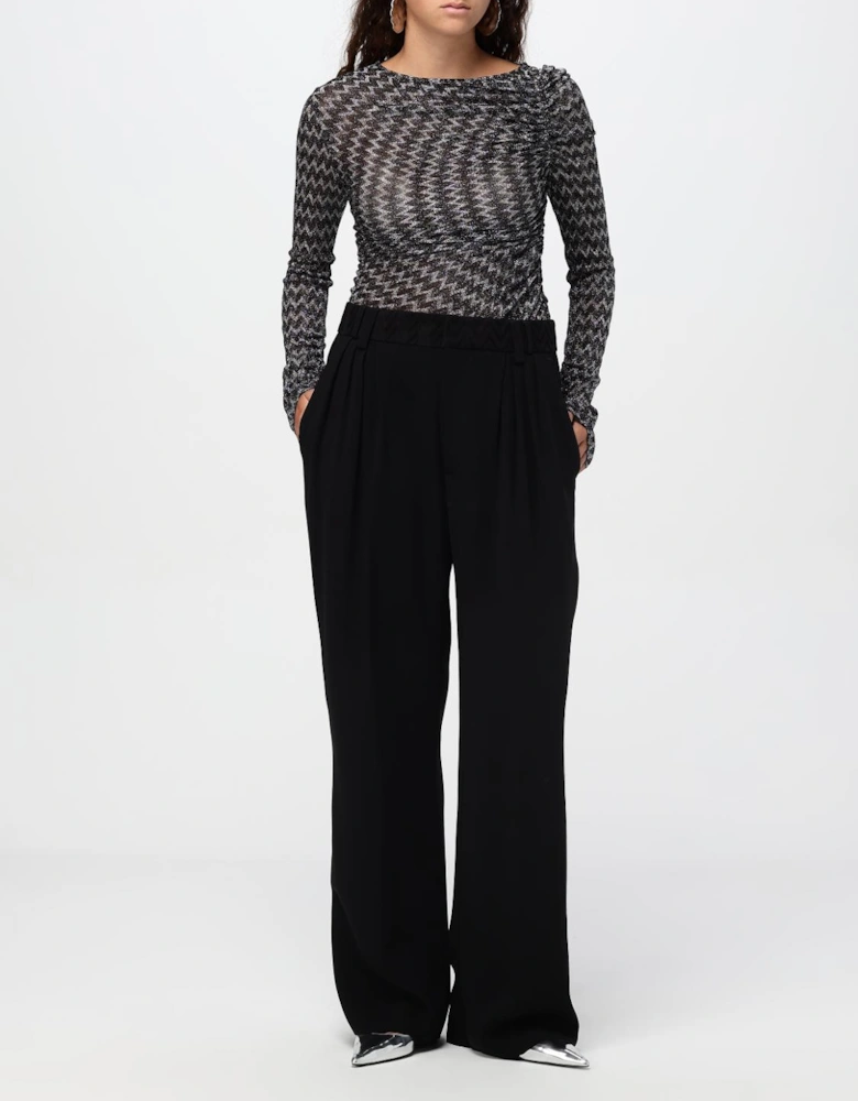 Wide Leg Pleated Pants