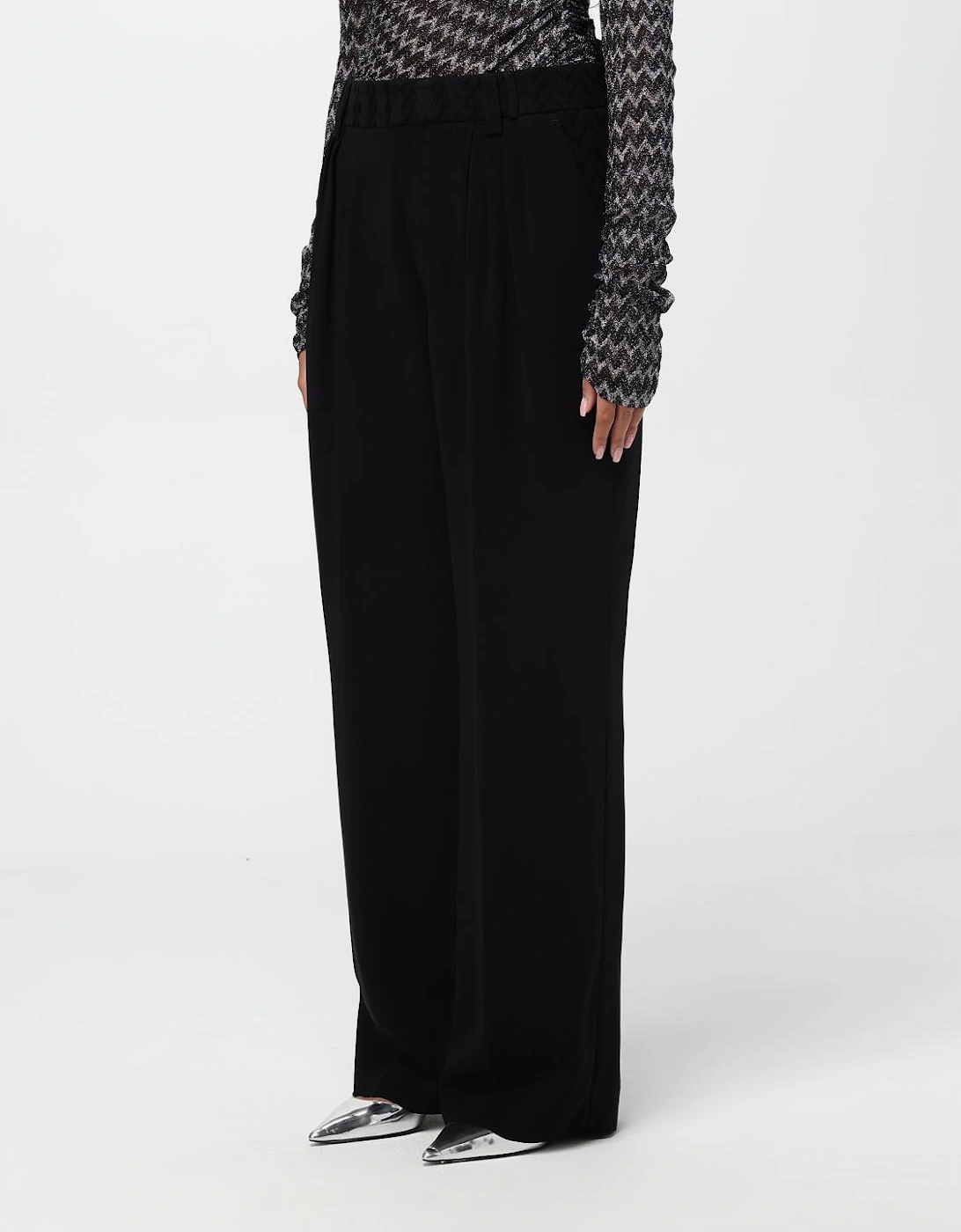 Wide Leg Pleated Pants