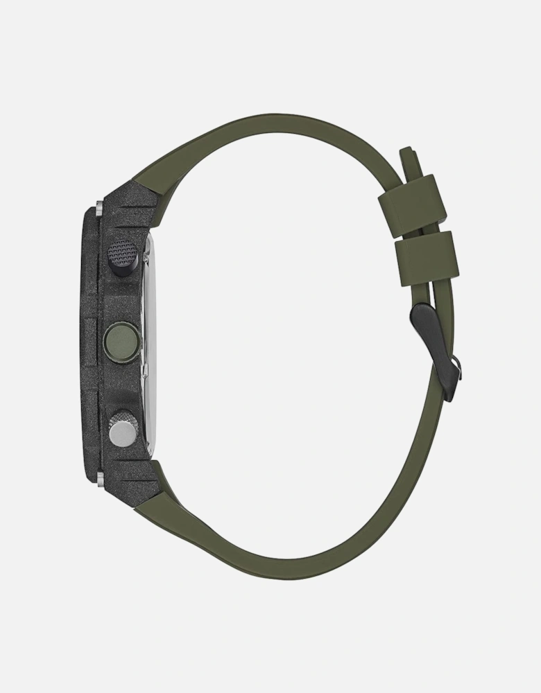 Green Silicone Wristwatch