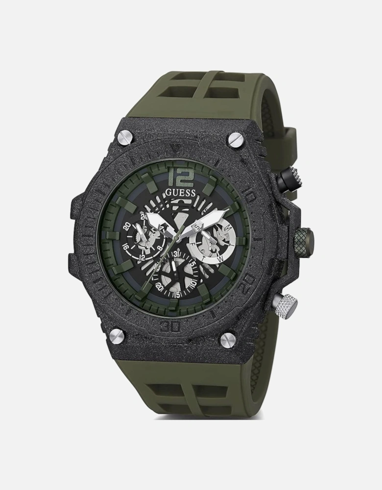Green Silicone Wristwatch