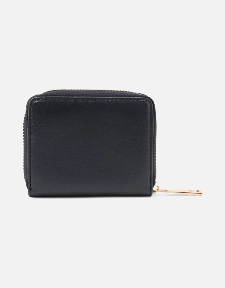 Compact Zip Around Wallet Leather Wallet