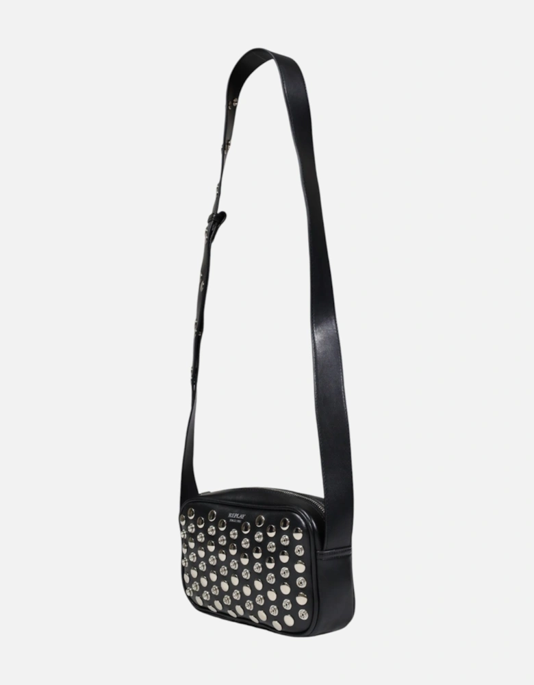 Studded Leather Crossbody Bag