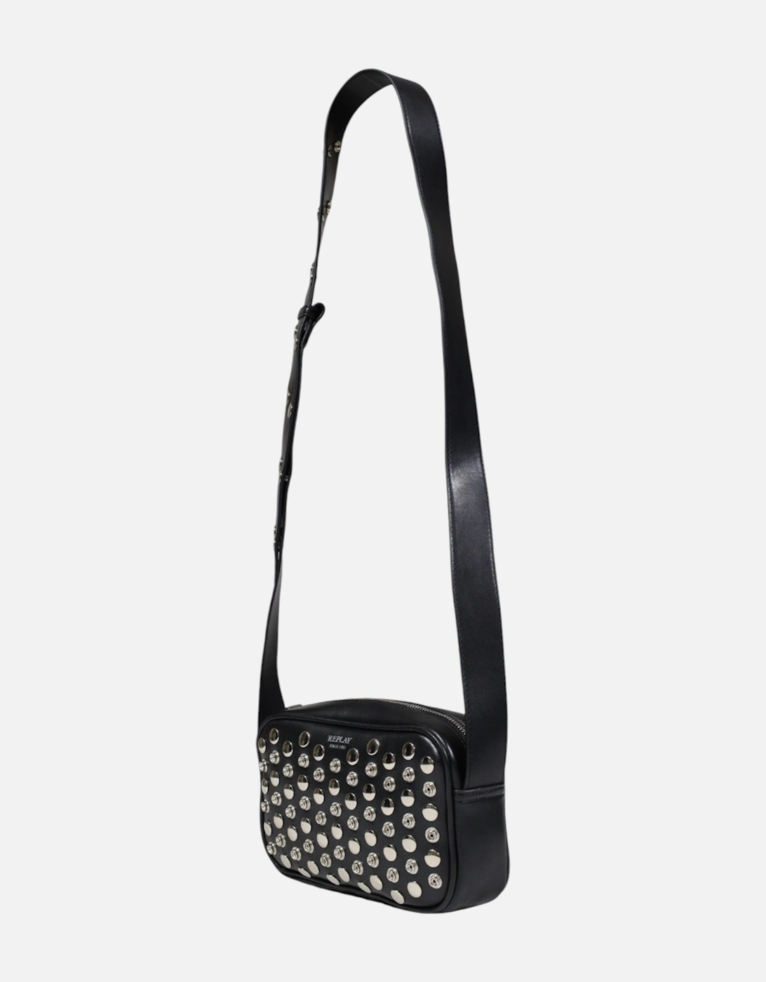 Studded Leather Crossbody Bag