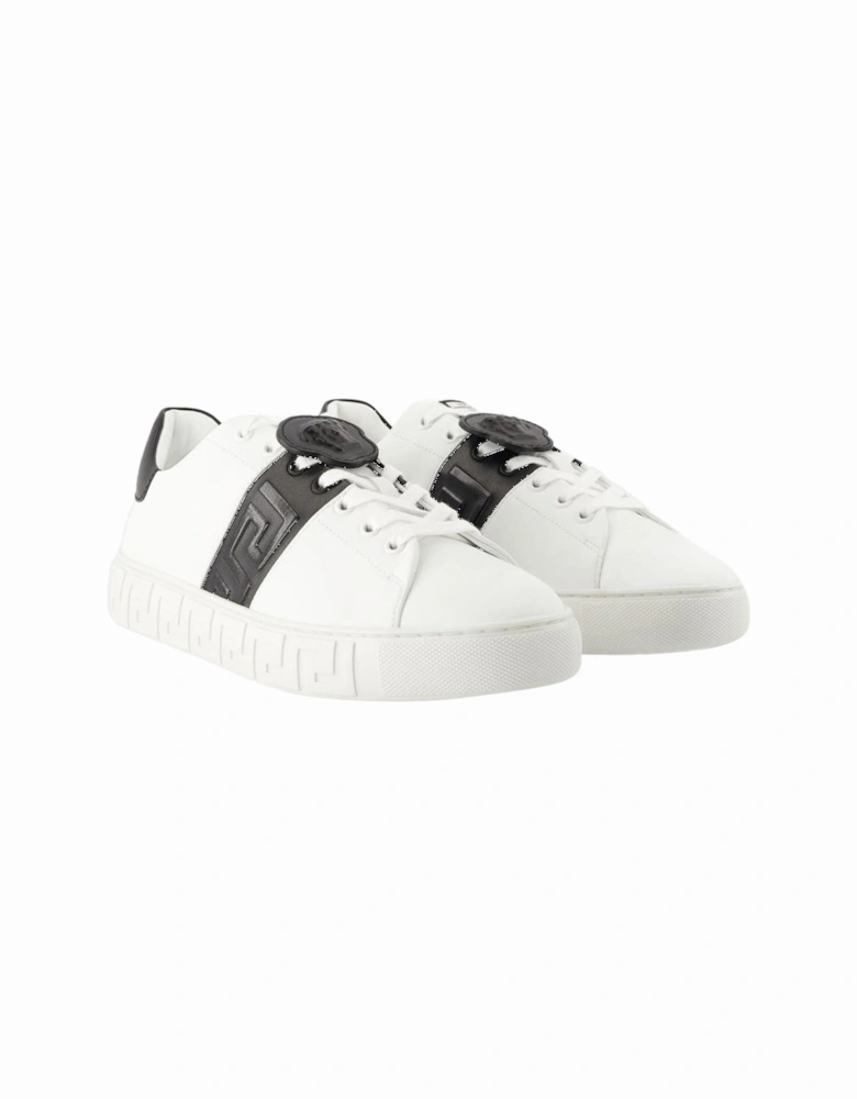 Greca Sneakers Leather