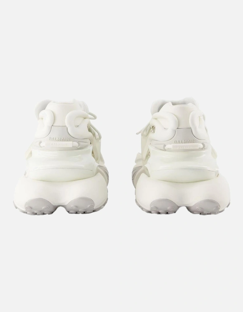 Smooth Calfskin Leather Sneakers with Rubber Sole