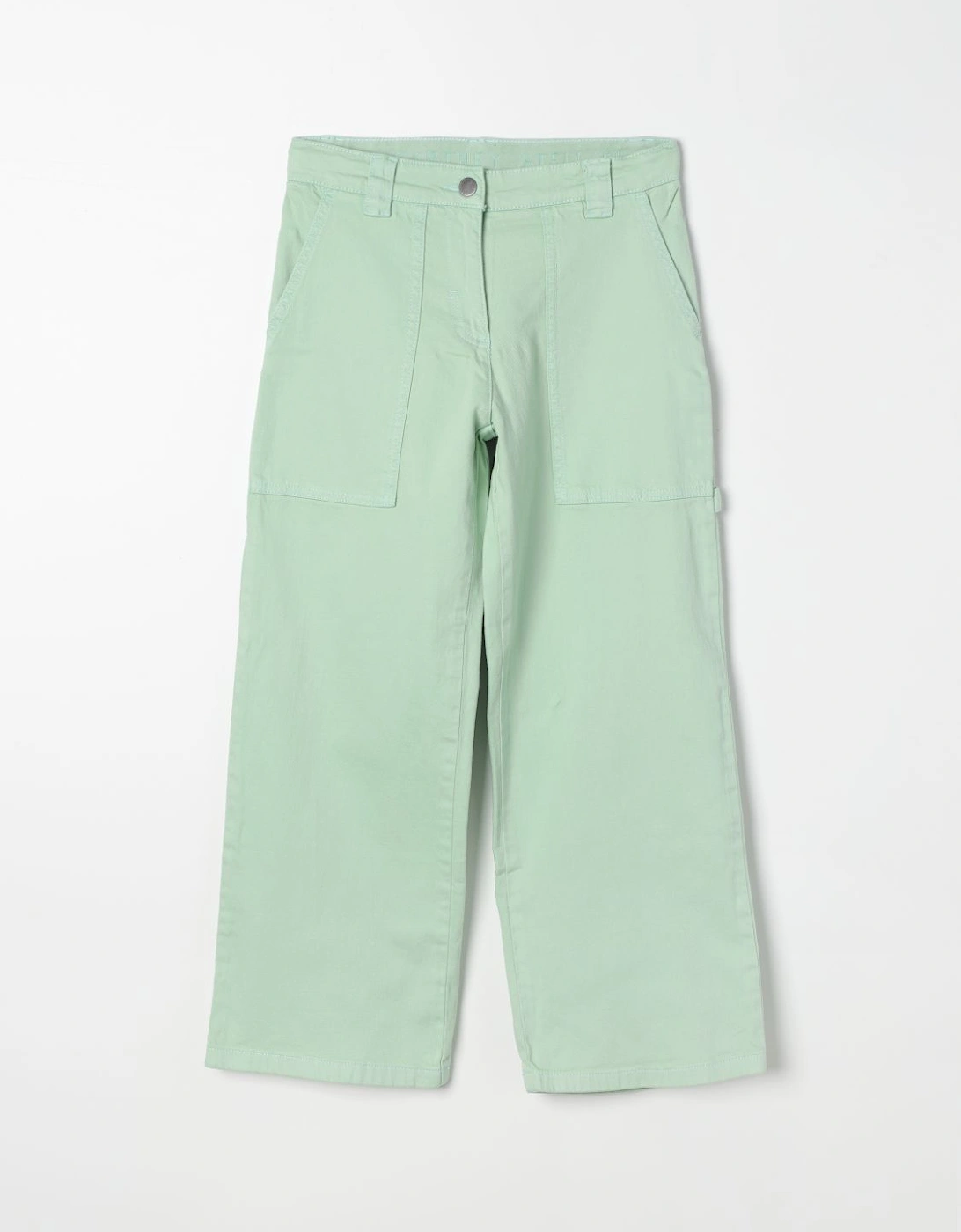 Kids Cropped Organic Cotton Pants, 4 of 3