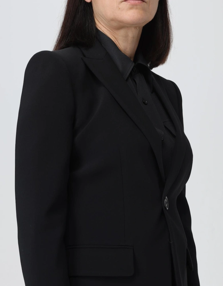 Women Notch Collar Blazer