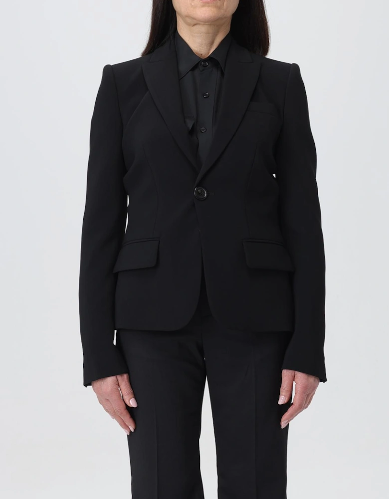 Women Notch Collar Blazer
