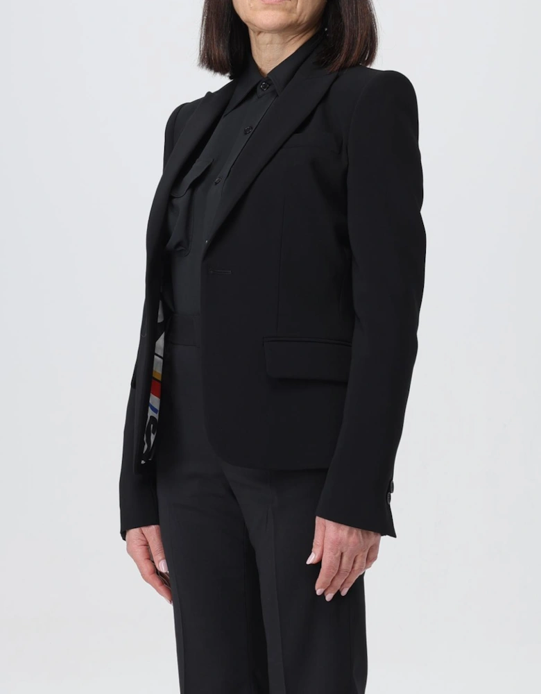 Women Notch Collar Blazer