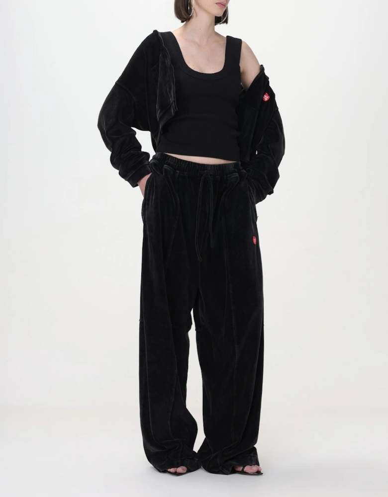 Velour Wide Leg Pants