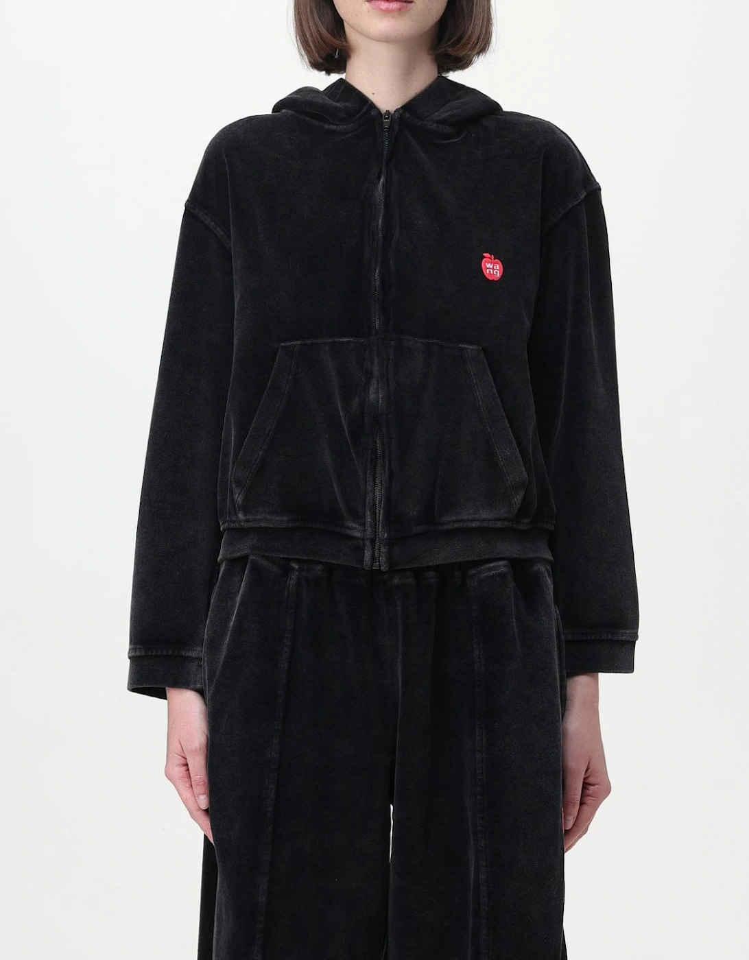 Velour ZipUp Hoodie, 6 of 5