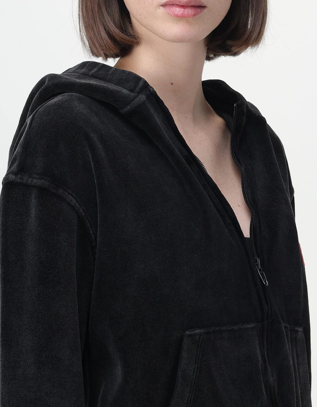 Velour ZipUp Hoodie