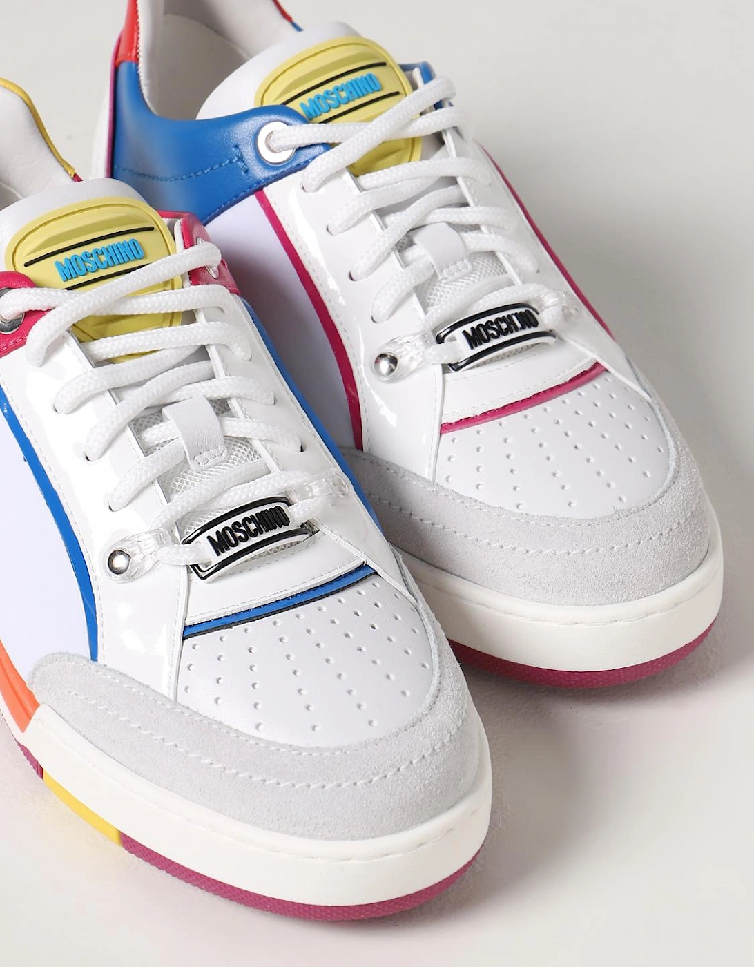 Multicolor LowTop Leather Sneakers