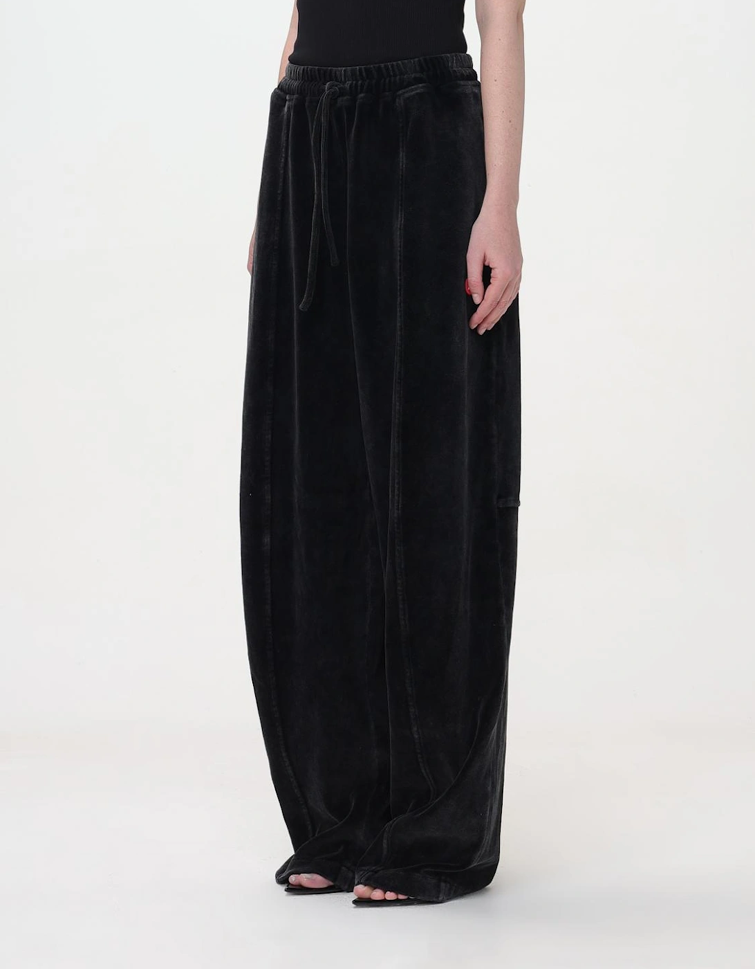 Velour Wide Leg Pants
