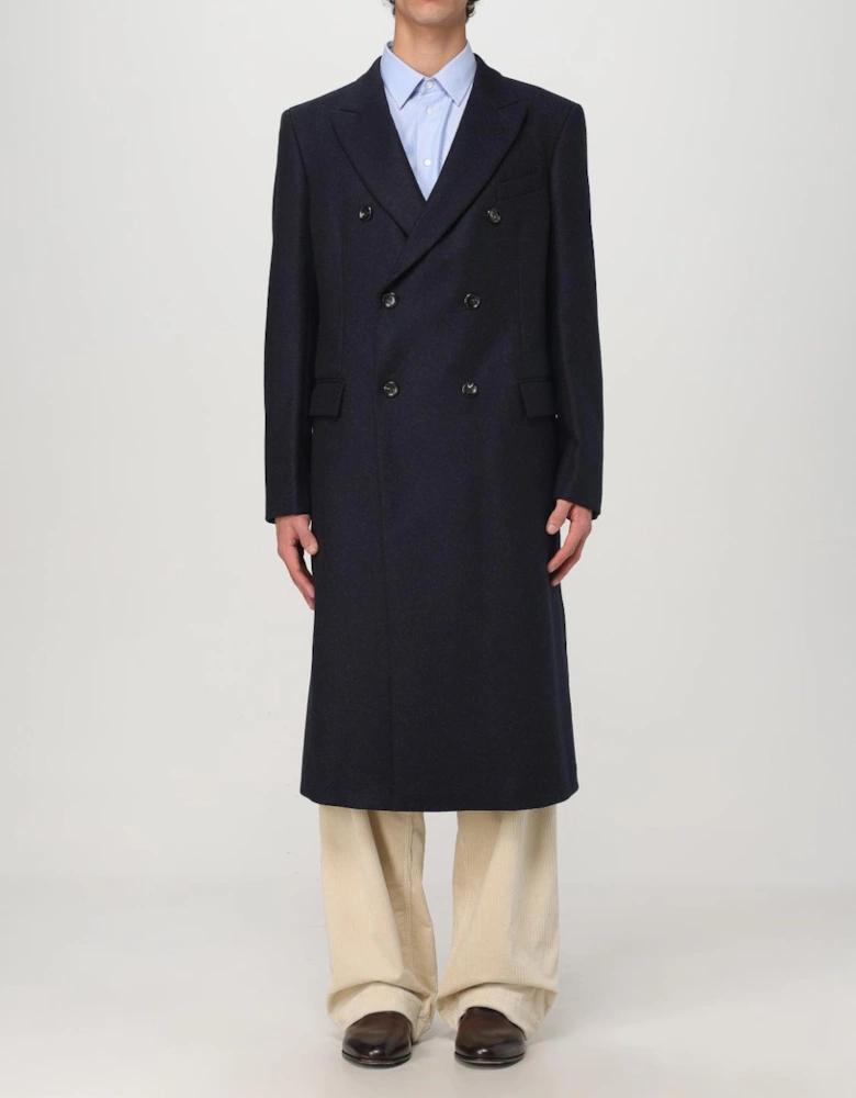 Double Breasted Wool Overcoat