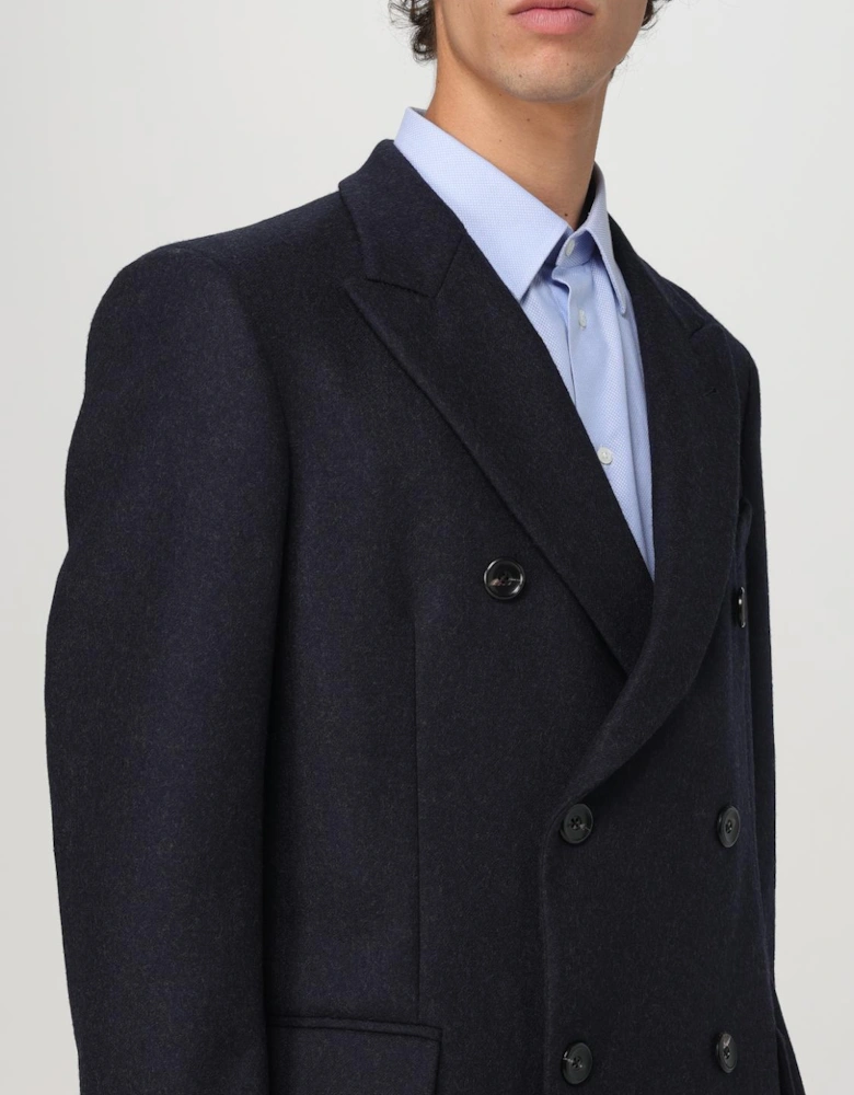 Double Breasted Wool Overcoat