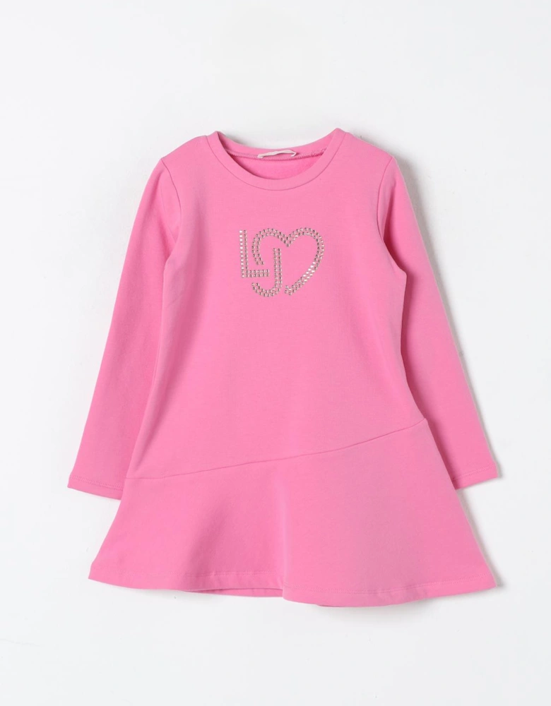 Girls ALine Rhinestone Dress