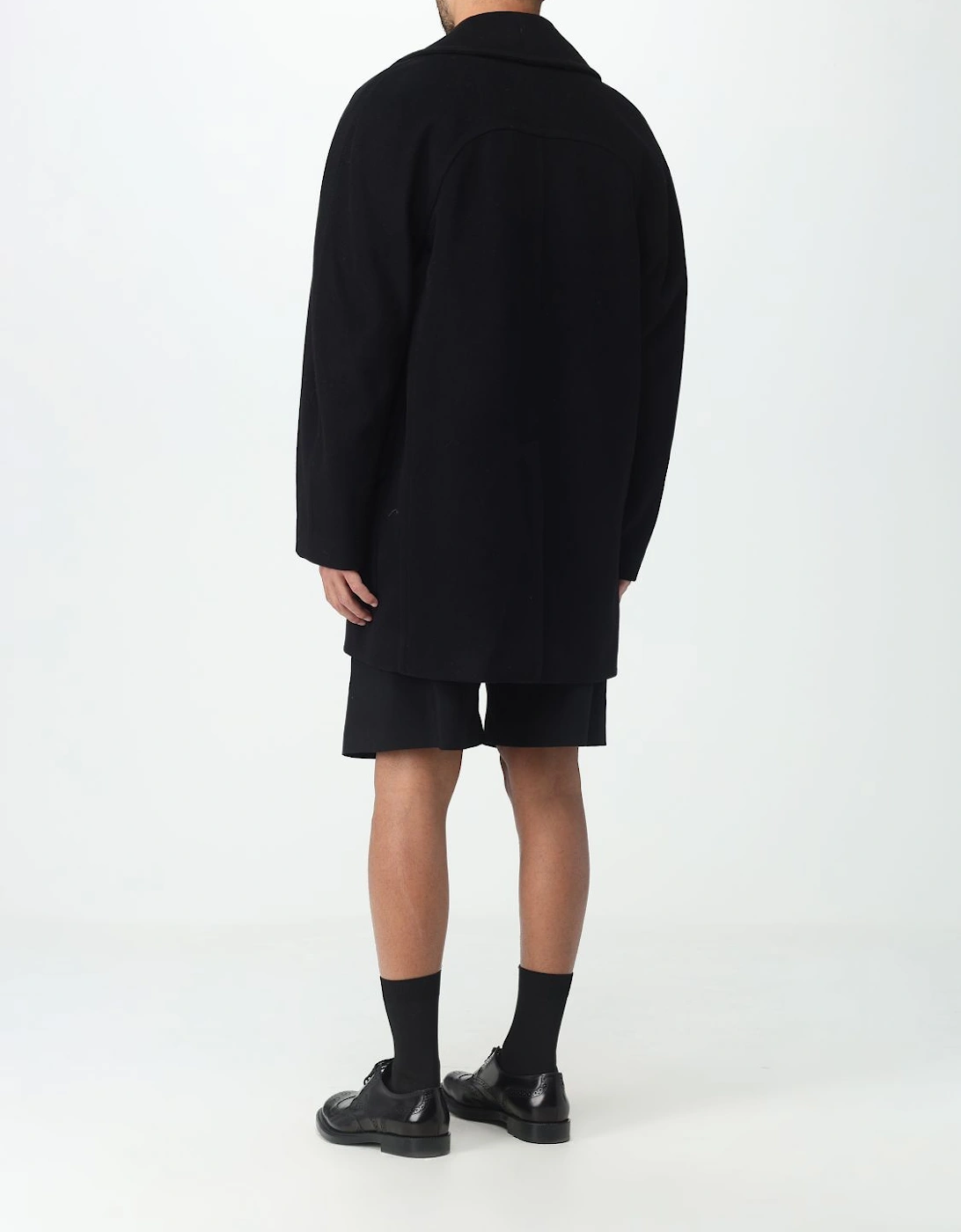 Oversized DoubleBreasted Wool Coat